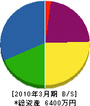 藤本電機工業 貸借対照表 2010年3月期