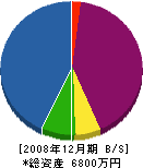 藤井木工 貸借対照表 2008年12月期