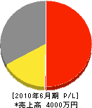 山田土木 損益計算書 2010年6月期