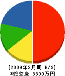 菅野工業 貸借対照表 2009年3月期