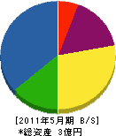 キムラ 貸借対照表 2011年5月期