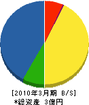 九州恵冷機 貸借対照表 2010年3月期