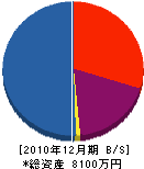 МＳ商事 貸借対照表 2010年12月期