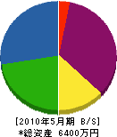 木村工業所 貸借対照表 2010年5月期