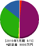 和田商会 貸借対照表 2010年5月期
