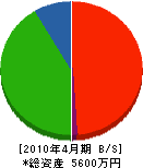 東栄企工 貸借対照表 2010年4月期