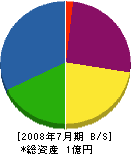 大塚建設 貸借対照表 2008年7月期
