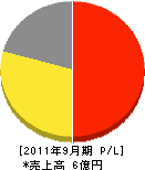 日本シアタサービス 損益計算書 2011年9月期