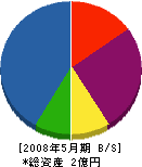 江藤建設 貸借対照表 2008年5月期