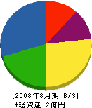 太栄ソリューションズ 貸借対照表 2008年8月期
