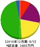 樋口工務店 貸借対照表 2010年12月期