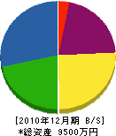 中川建材 貸借対照表 2010年12月期