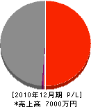 芦沢電気商会 損益計算書 2010年12月期