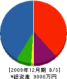 九州サッシ工業 貸借対照表 2009年12月期