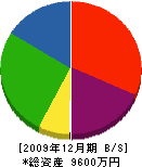 佐藤工務店 貸借対照表 2009年12月期