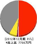 廣田組 損益計算書 2012年12月期
