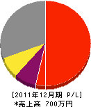 平田建具店 損益計算書 2011年12月期