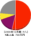 多賀ペンキ店 損益計算書 2008年12月期
