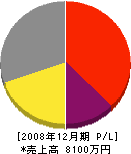 渡辺産業 損益計算書 2008年12月期