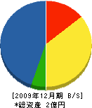 大山土木 貸借対照表 2009年12月期