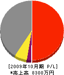 坂本塗装店 損益計算書 2009年10月期