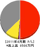静岡田園 損益計算書 2011年4月期