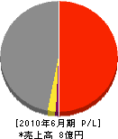 香西工務店 損益計算書 2010年6月期