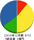 遠田建設 貸借対照表 2010年12月期