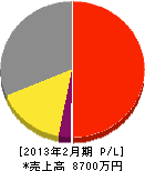 平井技研 損益計算書 2013年2月期