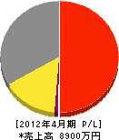 矢沢電気商会 損益計算書 2012年4月期