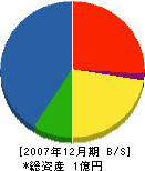 亀倉建設 貸借対照表 2007年12月期