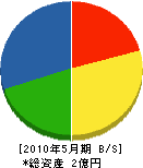大塚組 貸借対照表 2010年5月期