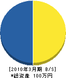 埼玉建設産業（同） 貸借対照表 2010年3月期