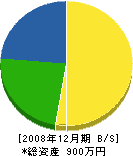 平田土木 貸借対照表 2008年12月期