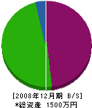 滝沢塗工店 貸借対照表 2008年12月期