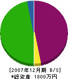 中沢興務店 貸借対照表 2007年12月期