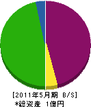 平江建設 貸借対照表 2011年5月期