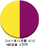 鈴木塗工店 貸借対照表 2011年12月期