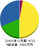 山田サイン工業 貸借対照表 2007年12月期