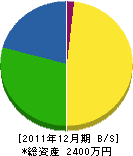 斉藤農園 貸借対照表 2011年12月期