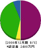 松本塗装店 貸借対照表 2008年12月期