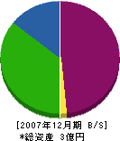 ヤマウチ住建 貸借対照表 2007年12月期