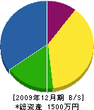 佐々木配管 貸借対照表 2009年12月期