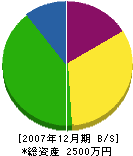 木村工業所 貸借対照表 2007年12月期