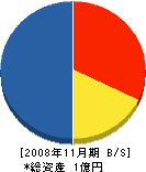村岡興業 貸借対照表 2008年11月期