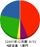 赤坂建設 貸借対照表 2007年12月期