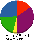 前川建材 貸借対照表 2008年4月期