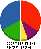日本スペノ 貸借対照表 2007年12月期