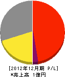 柄沢石材店 損益計算書 2012年12月期