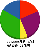 井ノ上 貸借対照表 2012年9月期